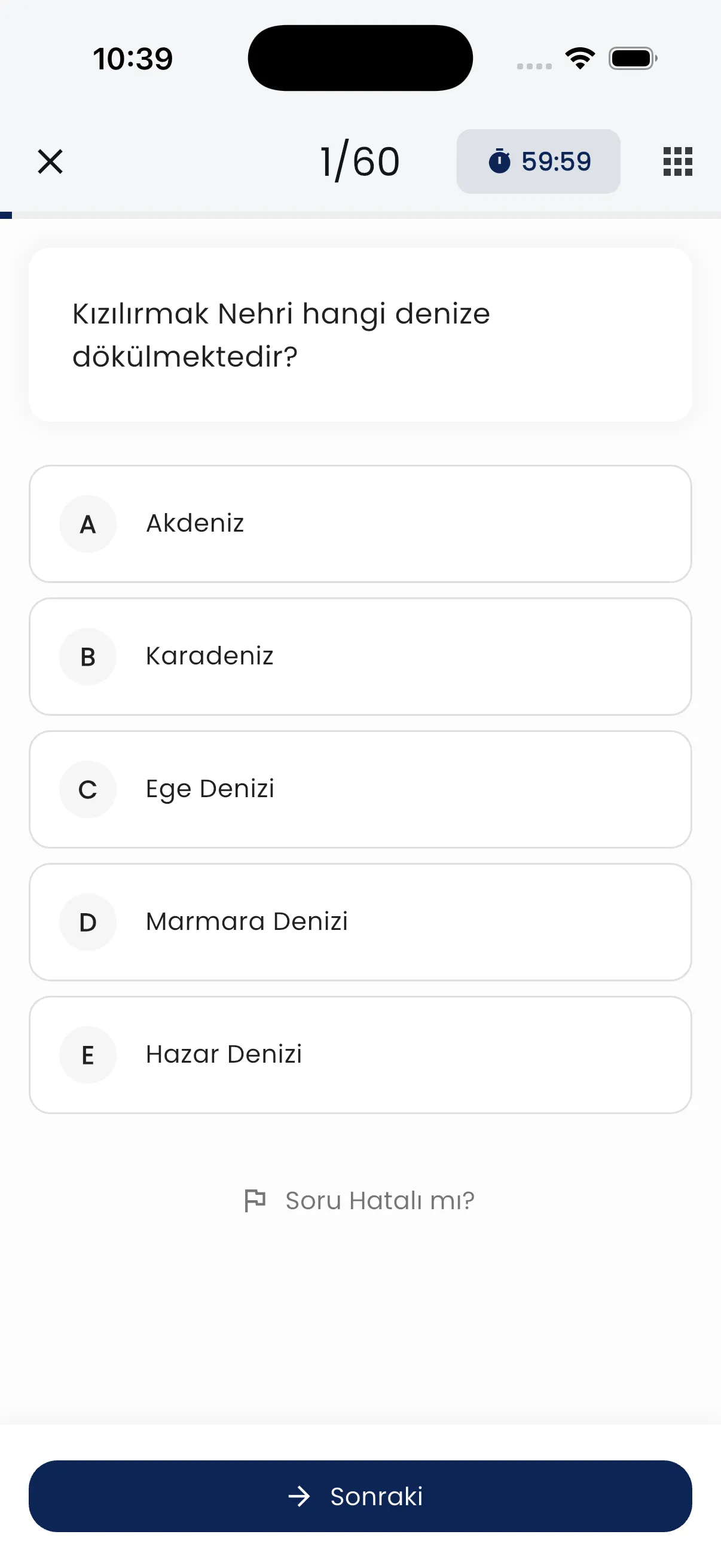 Bekçilik Sınavı 2026 uygulama ekranı 4